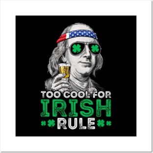 Too Cool For Irish Rule Funny St Patrick's Day Posters and Art